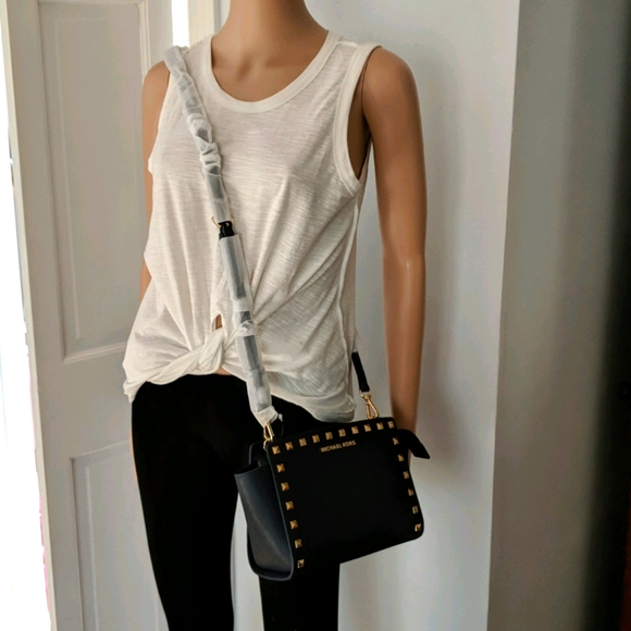 Michael Kors Selma Stud Medium Messenger - Picture 9 of 10